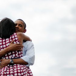 La foto más retuiteada de la historia, Barack y Michelle Obama