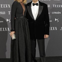 Mar Flores y Javier Merino en los Premios Telva 2012