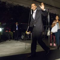 Barack Obama y su familia vuelven a la Casa Blanca