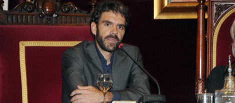 José Tomás en la presentación del libro 'Los toros en libertad'