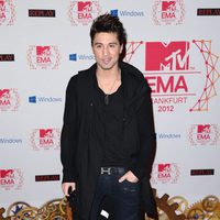 Dima Bilan en la alfombra roja de los MTV EMA 2012