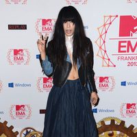 Loreen en la alfombra roja de los MTV EMA 2012