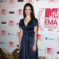 Lana Del Rey en la alfombra roja de los MTV EMA 2012