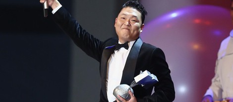 Psy agradece el premio obtenido en los MTV EMA 2012