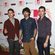 Nick Jonas, Joe Jonas y Kevin Jonas en el photocall de los MTV Europe Music Awards 2012