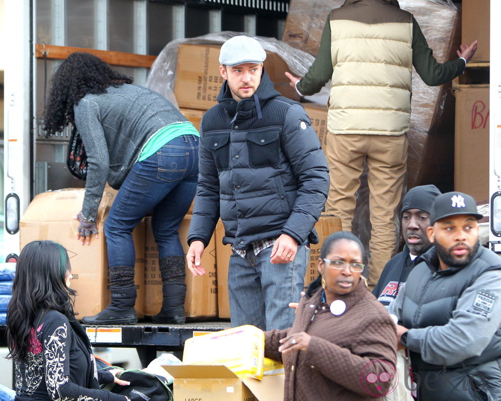 Justin Timberlake ayuda a las víctimas de 'Sandy'