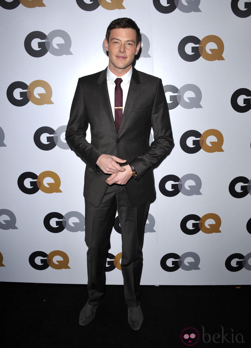 Cory Monteith en la fiesta GQ Hombres del Año en Los Angeles