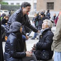 Carlos y Pilar Bardem se manifiestan con motivo de la Huelga General del 14N