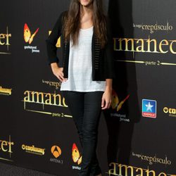Sandra Blázquez en el estreno de 'Amanecer. Parte 2' en Madrid