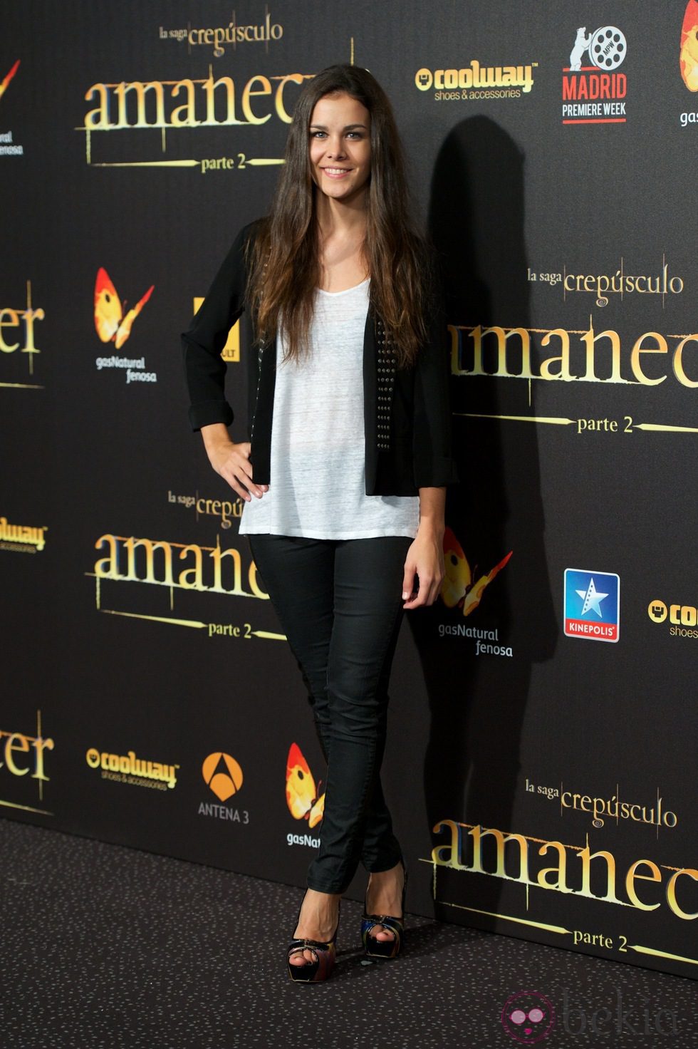Sandra Blázquez en el estreno de 'Amanecer. Parte 2' en Madrid