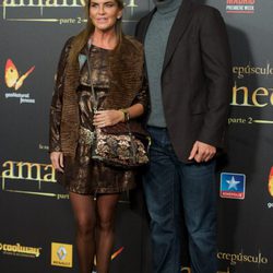 Darek y Susana Uribarri en el estreno de 'Amanecer. Parte 2' en Madrid