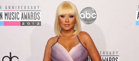 Christina Aguilera en los American Music Awards 2012