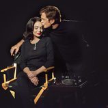 Grant Bowler besa a Lindsay Lohan en una escena de 'Liz and Dick'