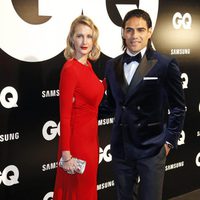 Falcao y su mujer Lorelei Tarón en los Premios GQ Hombres del Año 2012