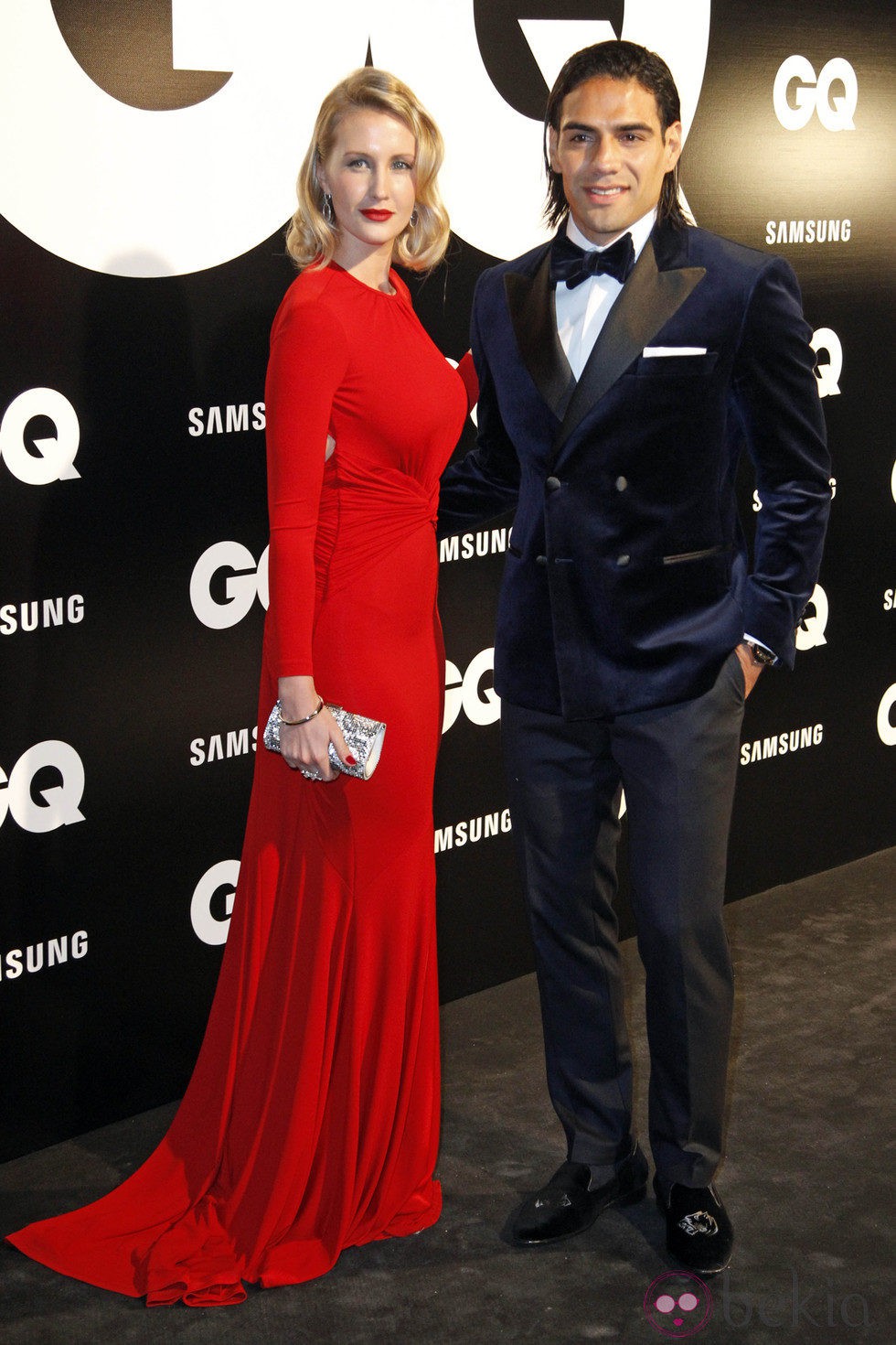 Falcao y su mujer Lorelei Tarón en los Premios GQ Hombres del Año 2012