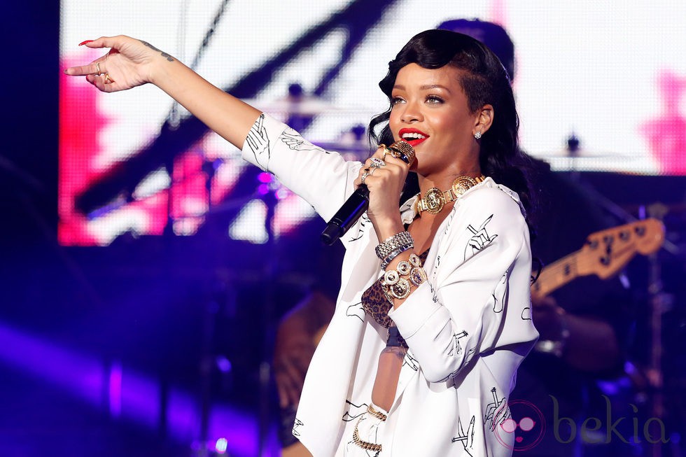Concierto de Rihanna en Londres dentro del Tour 777