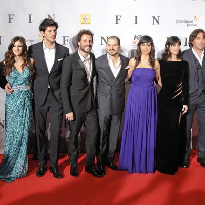 Todo el elenco de 'Fin' en la première en Madrid