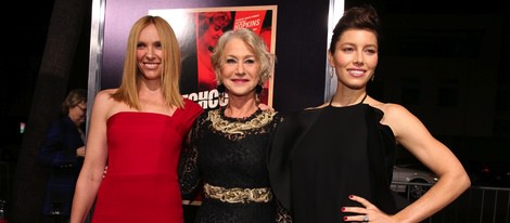 Toni Collette, Helen Mirren y Jessica Biel en el estreno de 'Hitchcock' en Los Angeles