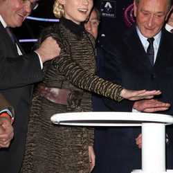 Diane Kruger enciende las luces de Navidad de los Campos Elíseos de París