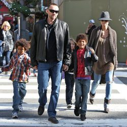 Heidi Klum prepara el Día de Acción de Gracias con Martin Kirsten y sus hijos