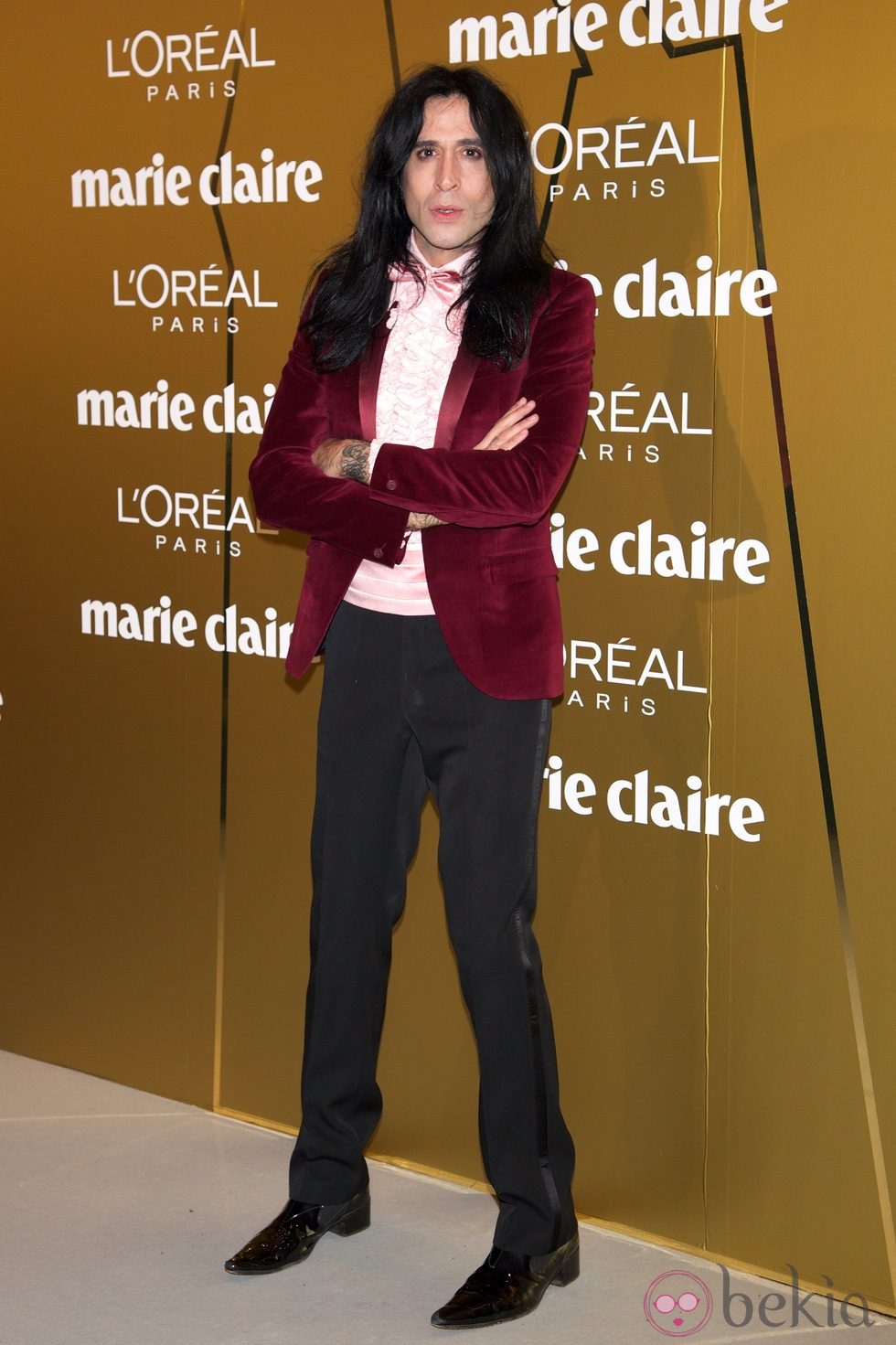 Mario Vaquerizo en los Premios Prix de la Moda de Marie Claire 2012