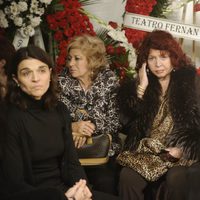 Sara Montiel en el funeral de Tony Leblanc