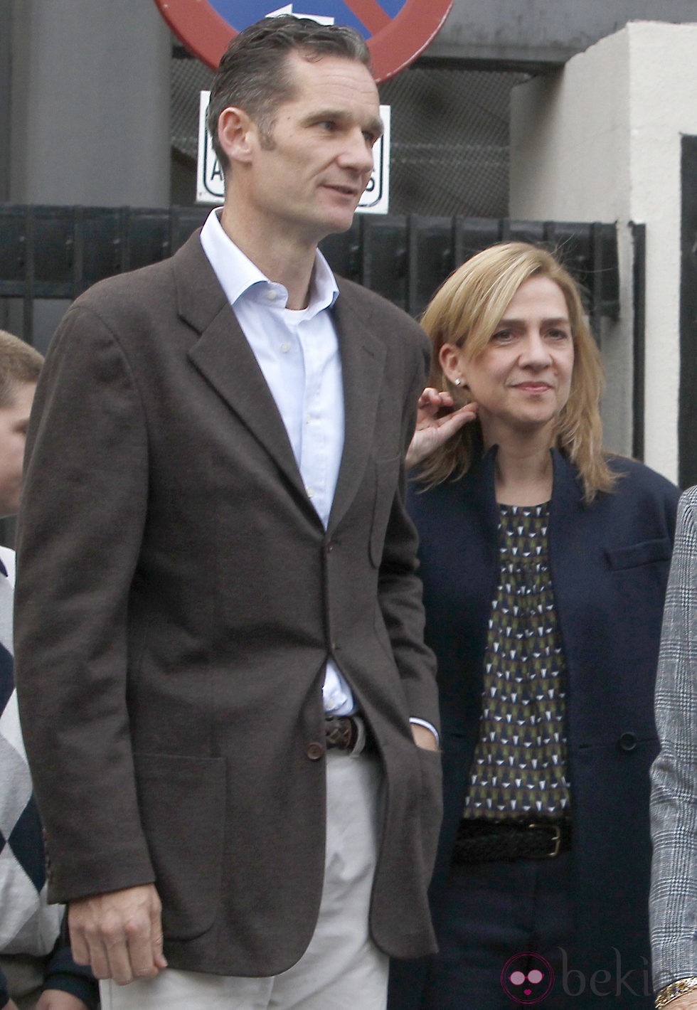 La Infanta Cristina e Iñaki Urdangarín visitan al Rey tras su operación de cadera