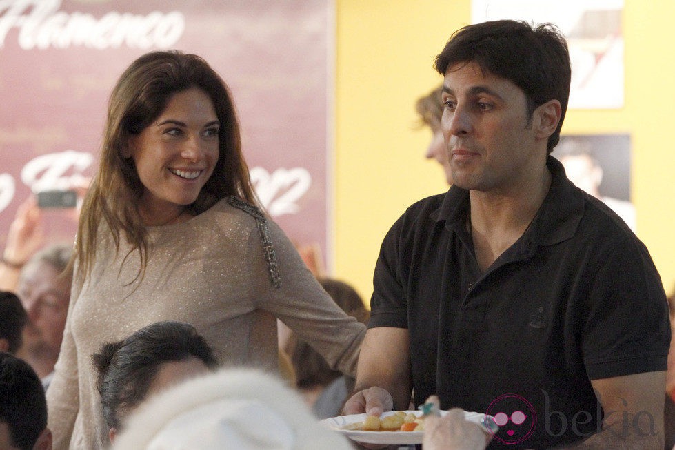 Lourdes Montes y Fran Rivera en el Rastrillo Nuevo Futuro 2012
