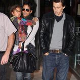 Halle Berry con su hija y su novio Olivier Martínez