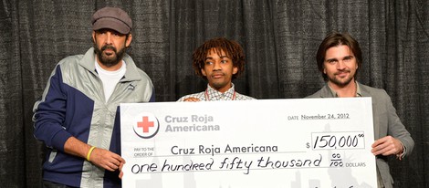 El donativo de Juanes y Juan Luis Guerra a favor de las víctimas del huracán Sandy