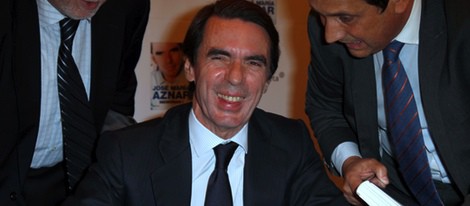 José María Aznar en la presentación de sus memorias