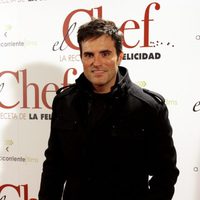Luis Larrodera en el estreno de 'El Chef, la receta de la felicidad'