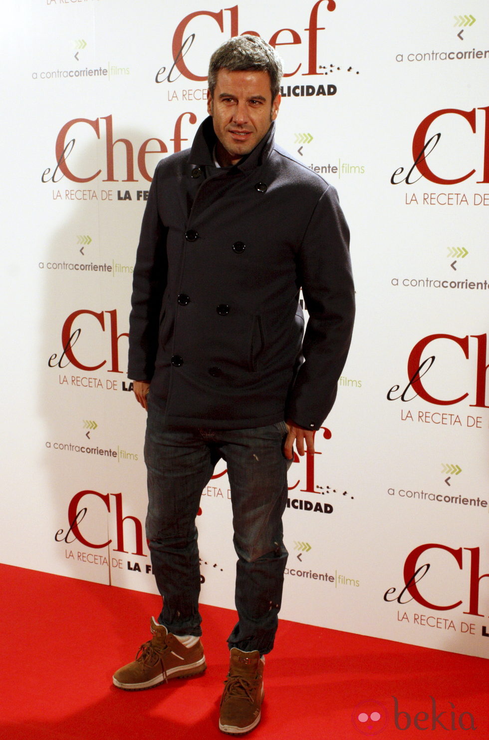 Nico Abad en el estreno de 'El Chef, la receta de la felicidad'