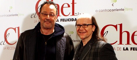 Jean Reno y Santiago Segura en el estreno de 'El Chef, la receta de la felicidad'