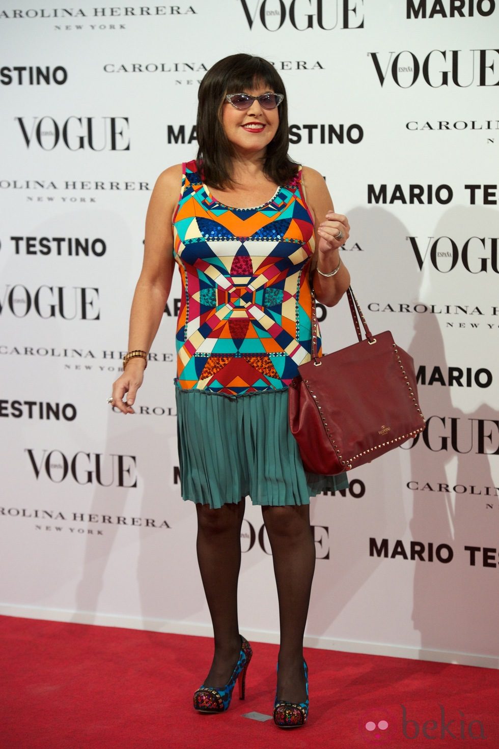 Loles León en la presentación del número de diciembre 2012 de Vogue España