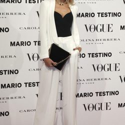 La modelo María León en la presentación del número de diciembre 2012 de Vogue España