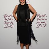 Salma Hayek en los British Fashion Awards 2012