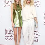 Cara Delevingne y Rita Ora en los British Fashion Awards 2012