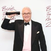 Manolo Blahnik en los British Fashion Awards 2012