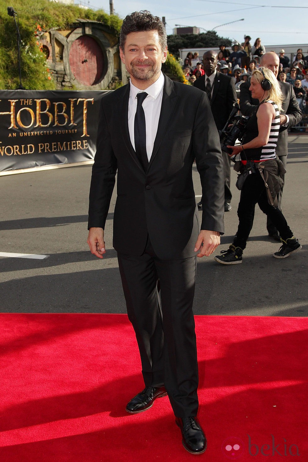 Andy Serkis en el estreno de 'El Hobbit: Un viaje inesperado' en Nueva Zelanda