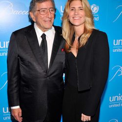 Tony Bennett y su mujer Susan en la Unicef SnowFlake Ball 2012