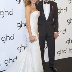 Manuel Díaz 'El Cordobés' y Virginia Troconis en la fiesta Pink de Ghd