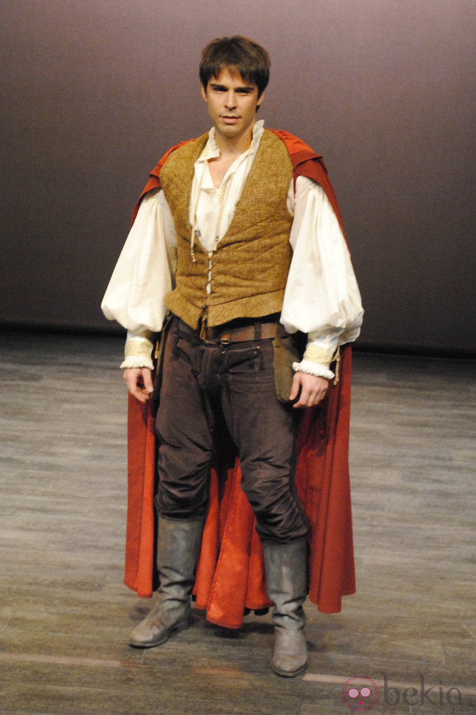 Álex Barahona en el estreno de la obra de teatro 'Romeo'