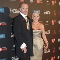 Miguel Bosé y Ana Torroja en la gala contra el Sida 2012 de Barcelona