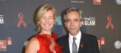 Imanol Arias y Ana Duato en la gala contra el Sida 2012 de Barcelona