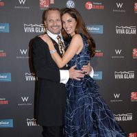 Miguel Bosé y Eugenia Silva en la gala contra el Sida 2012 de Barcelona
