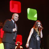Juan Magán y Belinda en los Premios Ondas 2012