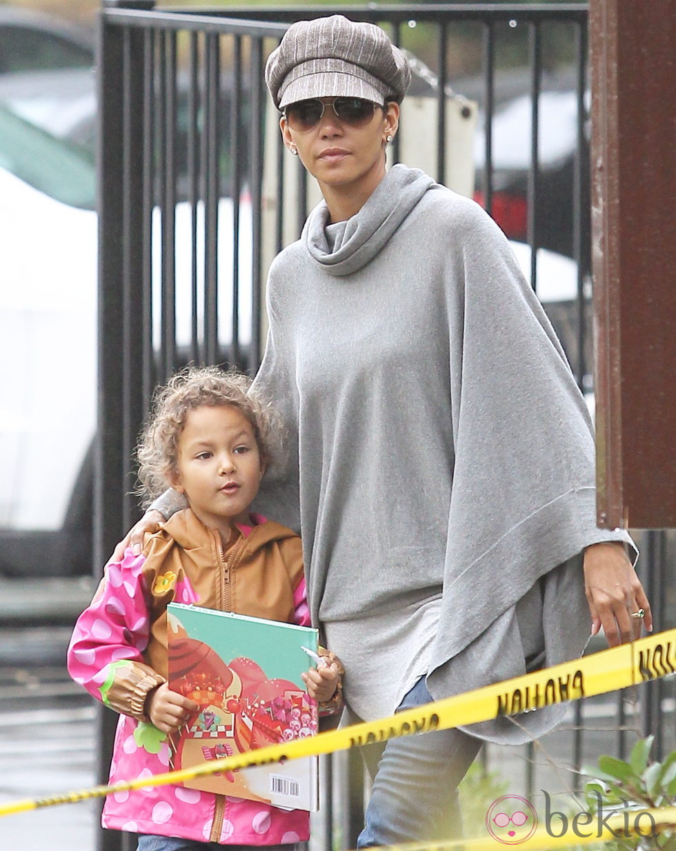 Halle Berry con su hija Nahla Aubry