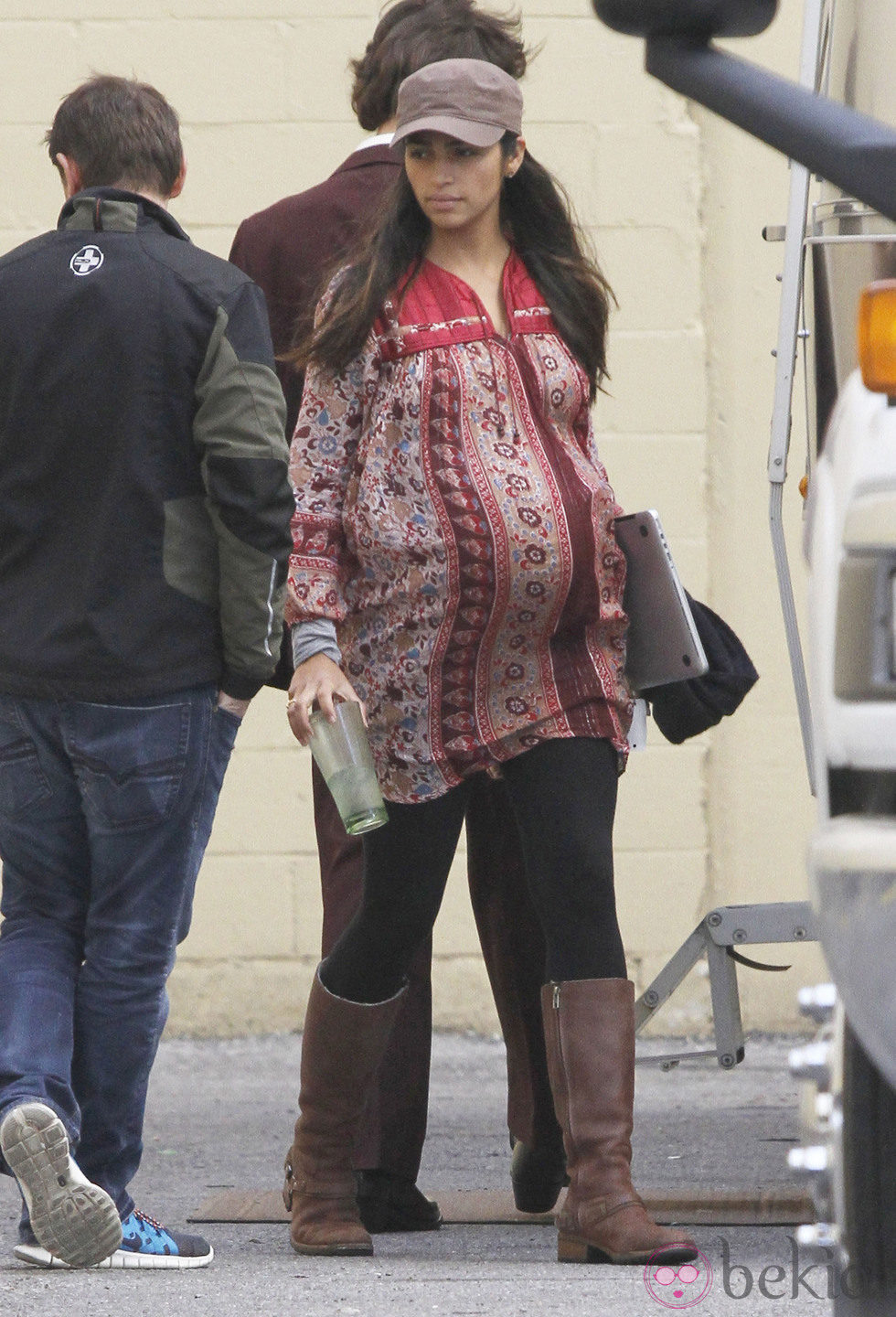 Camila Alves embarazada en el rodaje de película que protagoniza Matthew McConaughey