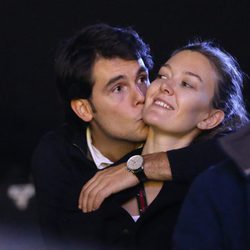 Sergio Álvarez, muy cariñoso con Marta Ortega en el Master Gucci de París 2012